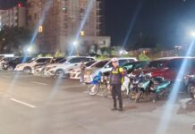 Humanis dan Edukatif, Imbauan Polresta Mamuju Jadikan Pengunjung Fest UMKM Tertib Parkir