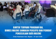 Dinkes Majene Perkuat Kualitas Data KIA Lewat Bimtek Terpadu