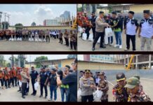 Apel Siaga Sabuk Kamtibmas, Polres Metro Depok Siapkan Pengamanan Aksi Unjuk Rasa