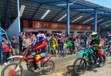 200 Rider Ramaikan BKM Adventure Trail, Wakapolres Mateng Hadiri Perayaan HUT ke-5 Benteng Kayu Mangiwang