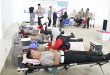 Doa Bersama dan Aksi Kemanusiaan, Semarak HUT Lalu Lintas Bhayangkara ke-71 Ditlantas Polda Sulba