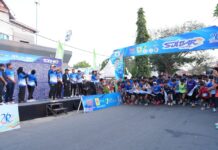 Semarak HUT ke-22 Sulbar, Ribuan Langkah Bersatu di Sulbar Fun Run 2026