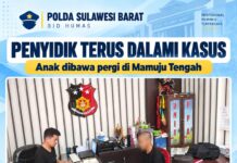 Kasus Anak Dibawa Pergi di Mamuju Tengah Sudah Ditangani, Kabid Humas: Proses Hukum Terus Berjalan