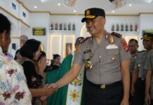 Dari Gereja Santa Maria, Kapolda Sulbar Titip Doa: “Kami Mohon Dukungan untuk Melayani Masyarakat”