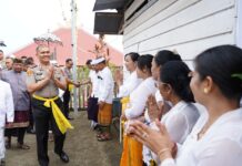 Merawat Toleransi di Tanah Malaqbi, Kapolda Sulbar Gelar Minggu Kasih di Pura Agung Sthana Dewata