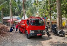 Kemarau Panjang, BPBD Kabupaten Majene Suplai Kebutuhan Air