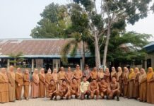 Polisi Peduli Pendidikan, Kapolsek Banggae Bekali Pelajar SMPN 3 Majene Pesan Kamtibmas